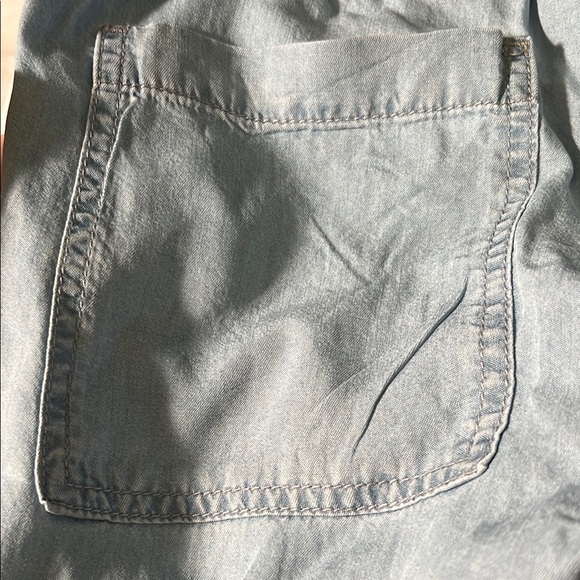 Indigo Rising Chambray Denim Joggers - Picture 8 of 13